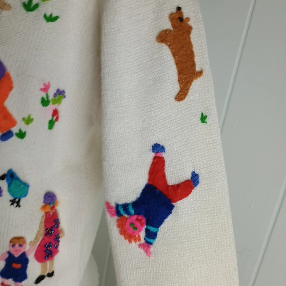 Vintage Michael Simon Outdoor Activities Women’s Small Cardigan Sweater - Picture 7 of 16